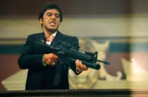 Al Pacino in the 1983 version of Scarface. A remake directed by Luca Guadagnino has been announced.